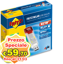 Fritz! USB Stick N in promozione
